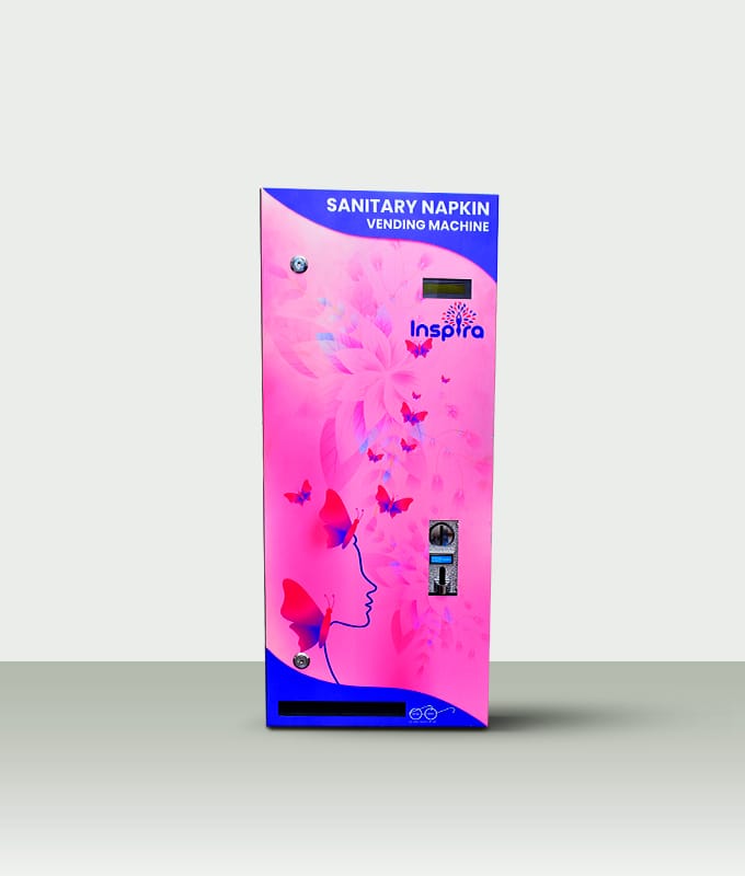 Sanitary napkin vending machine inspira